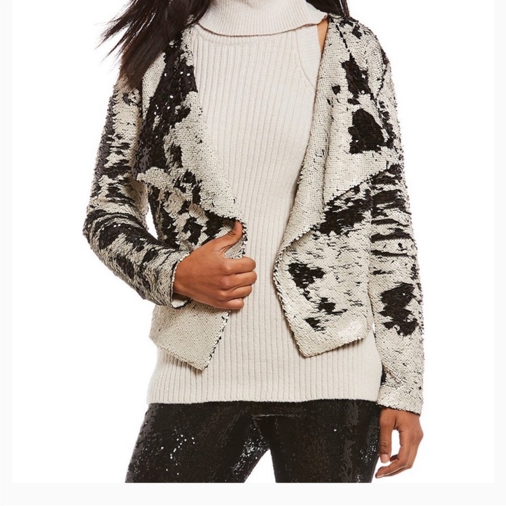 Cupcakes & Cashmere Reversible Sequin Jacket